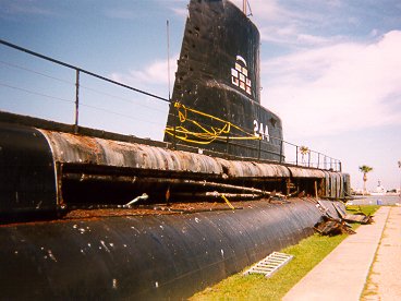 Starboard side superstructure removed